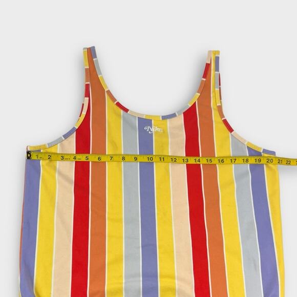 Nike Plus Size Rainbow Retro Stripe Tank Bodysuit Multi 2X - Picture 8 of 8